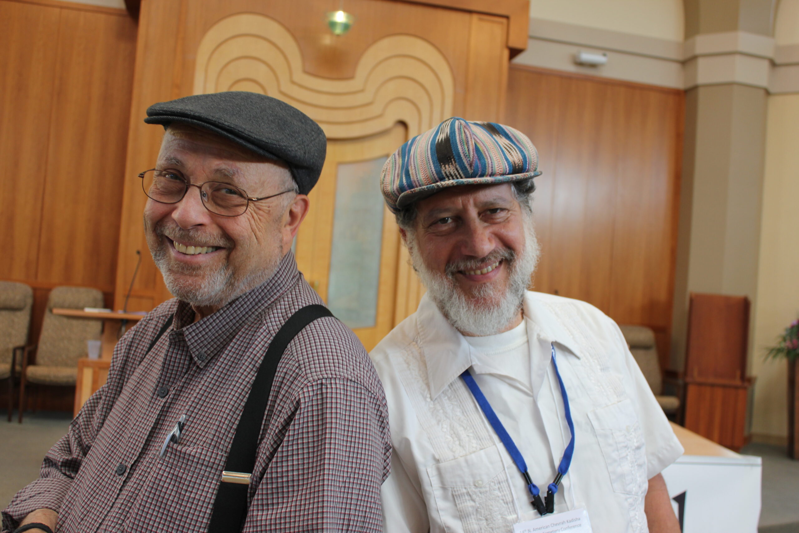 David Zinner and Rabbi Stuart Kelman